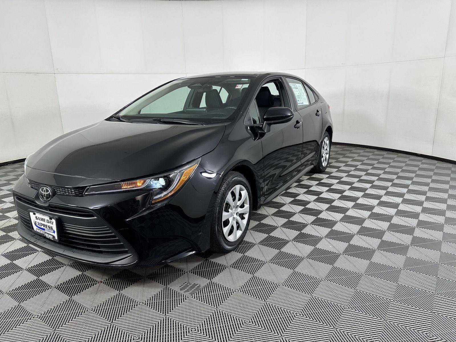 Certified Used 2024 Midnight Black Metallic Toyota LE image 17
