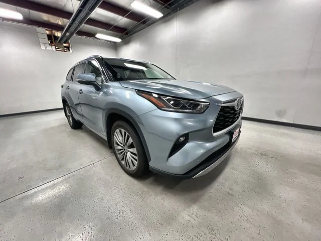 Used 2021 Blue Toyota Platinum image 2
