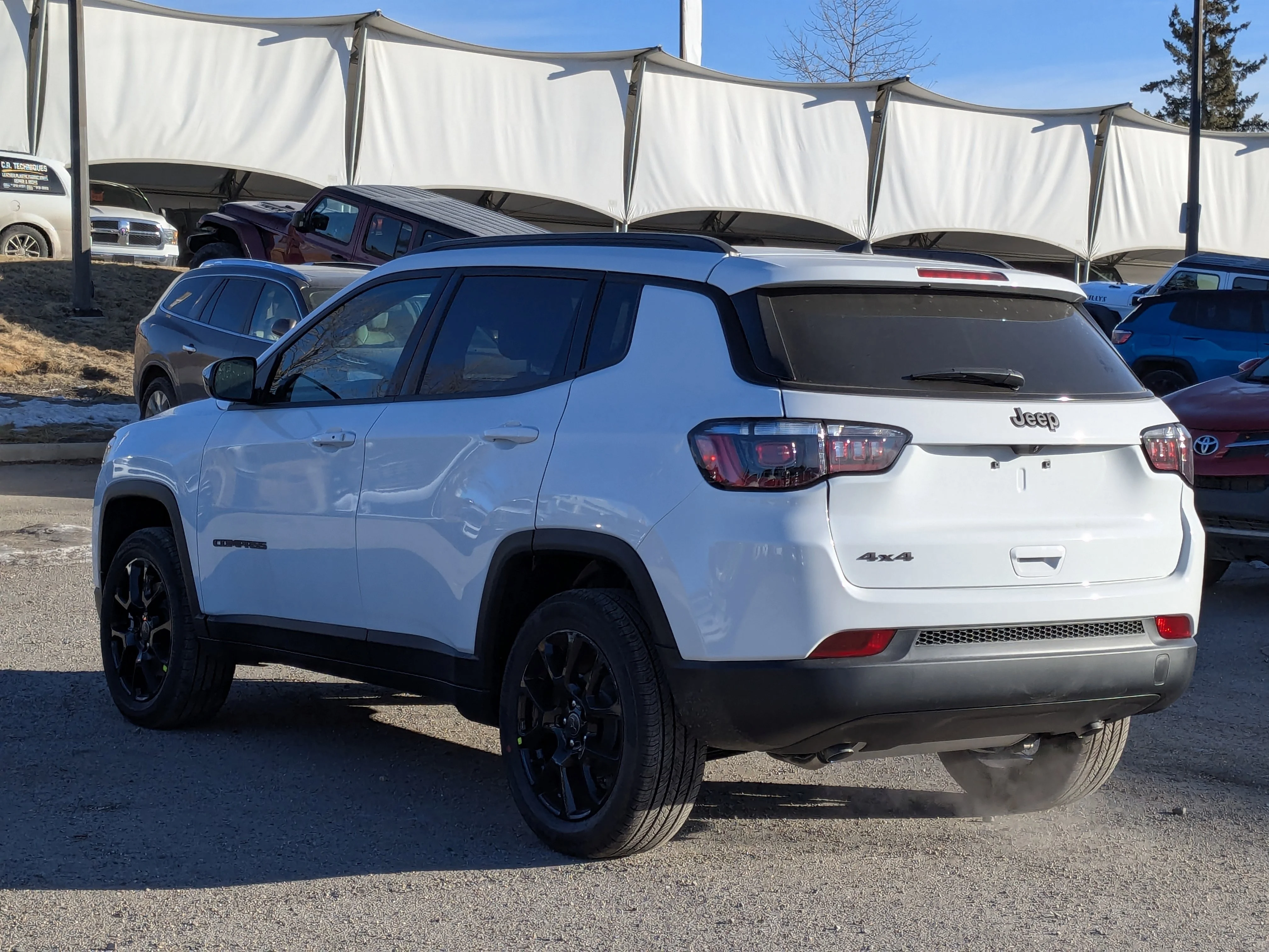 New 2026 White Jeep North - Altitude Special Edition - 18 inch Black Wheels image 6