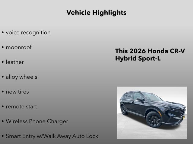 New 2026 Crystal Black Pearl Honda Sport-L image 15
