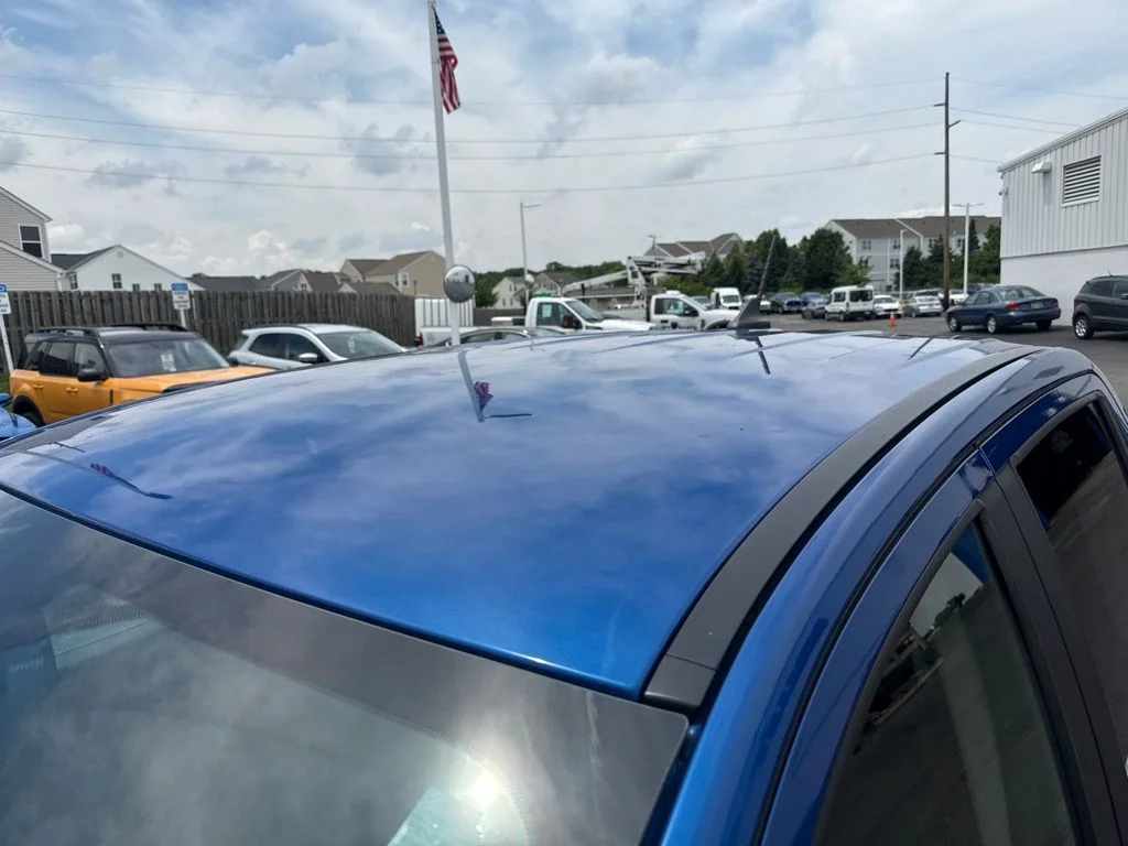 Certified Used 2019 Blue Ford Lariat image 3