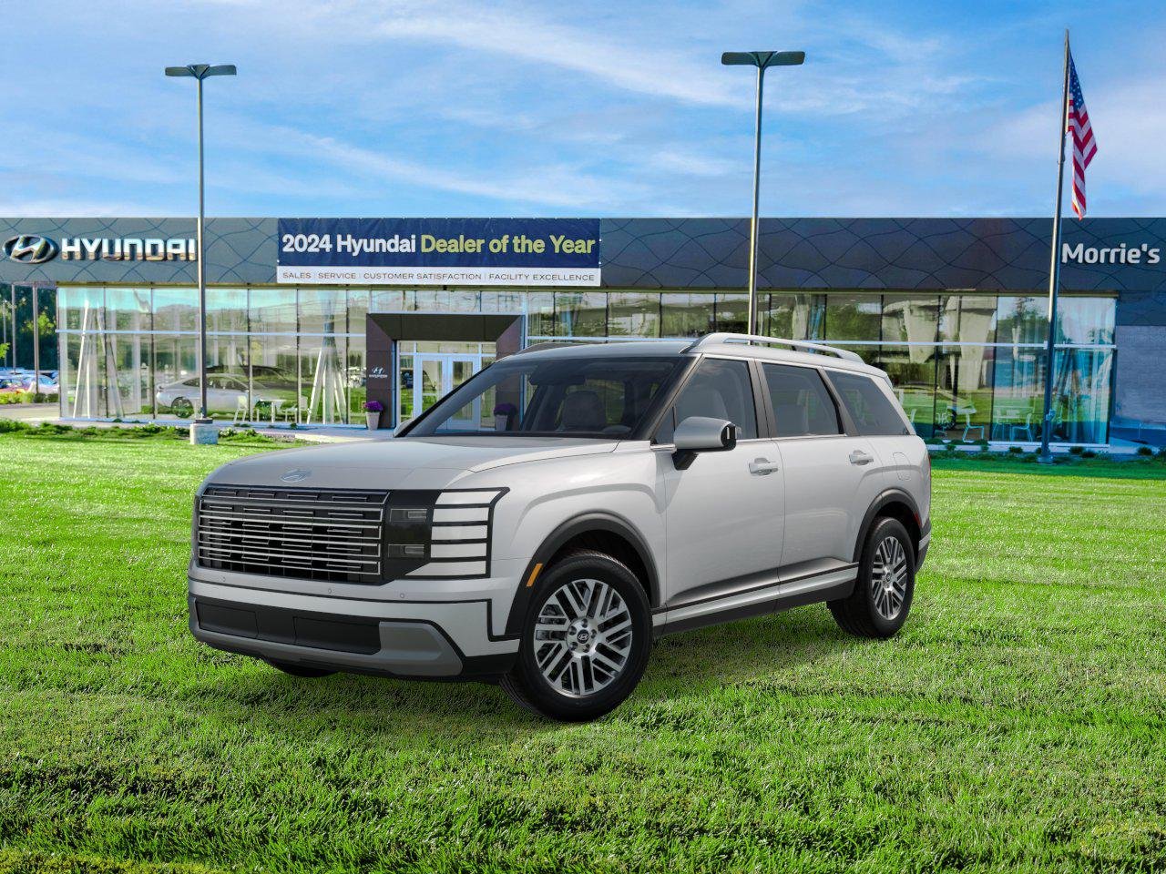 New 2026 White Pearl Hyundai SEL AWD image 1