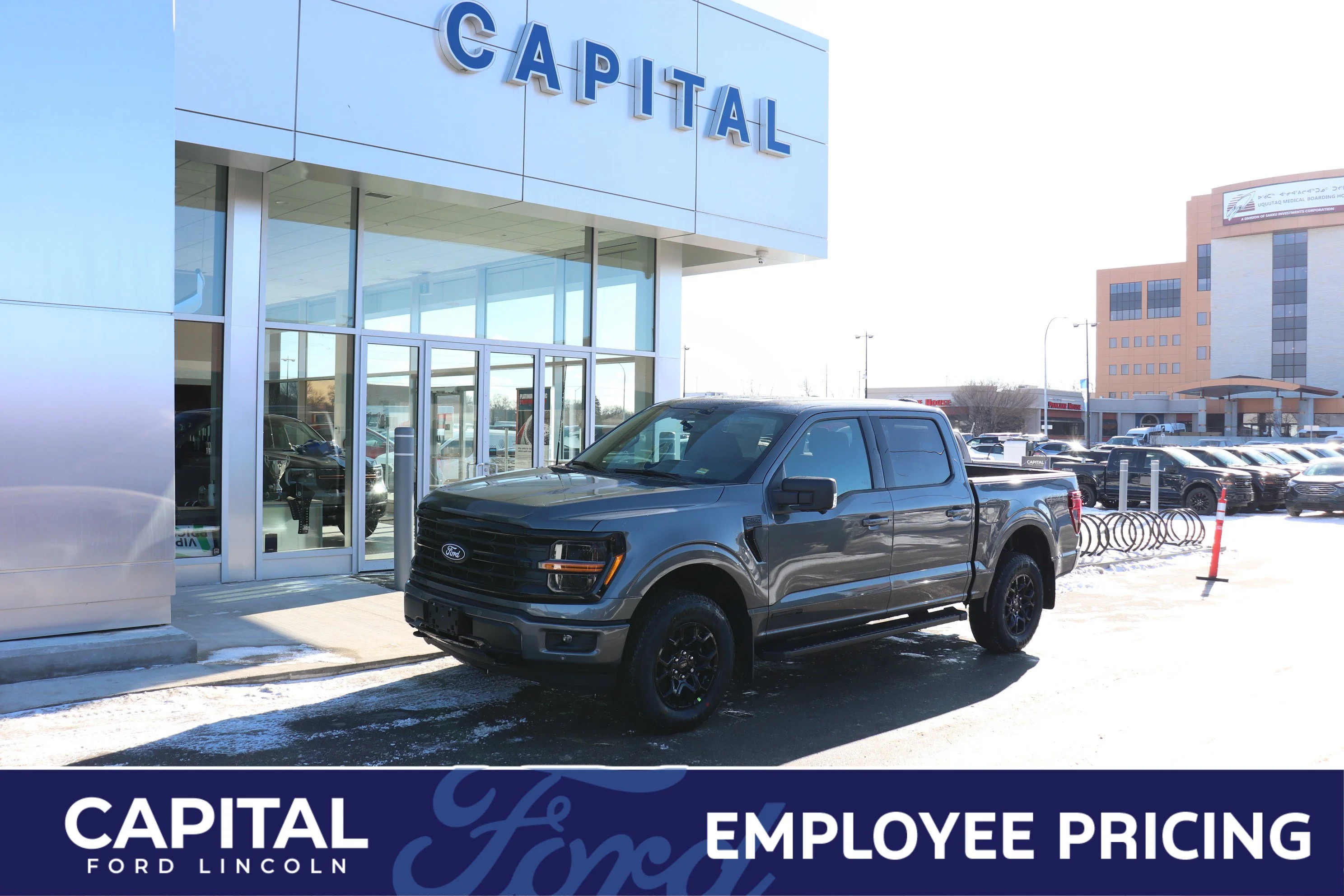 New 2026 CARBONIZED GREY METALLIC Ford XLT image 1