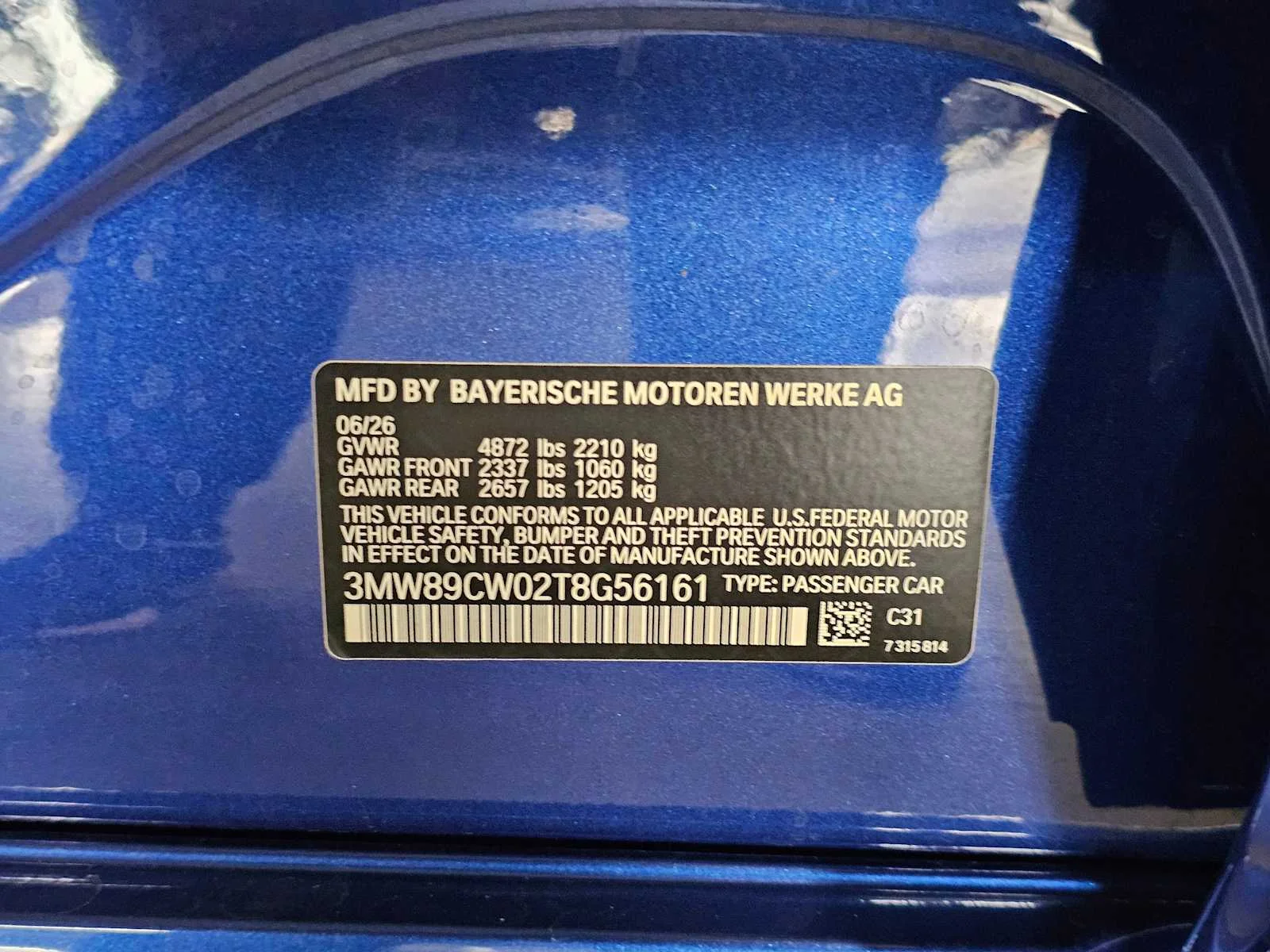 New 2026 Portimao Blue Metallic BMW 330i NA xDrive image 34