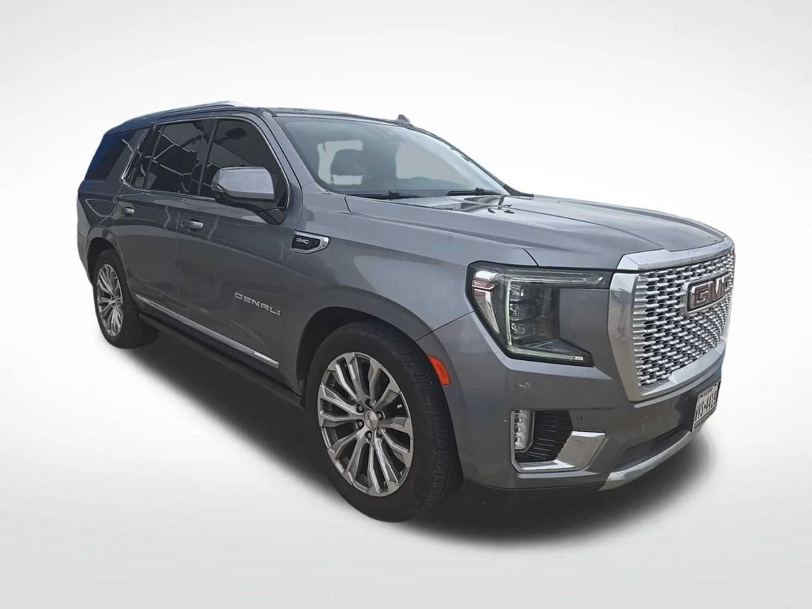 Used 2022 Satin Steel Metallic GMC Denali image 2