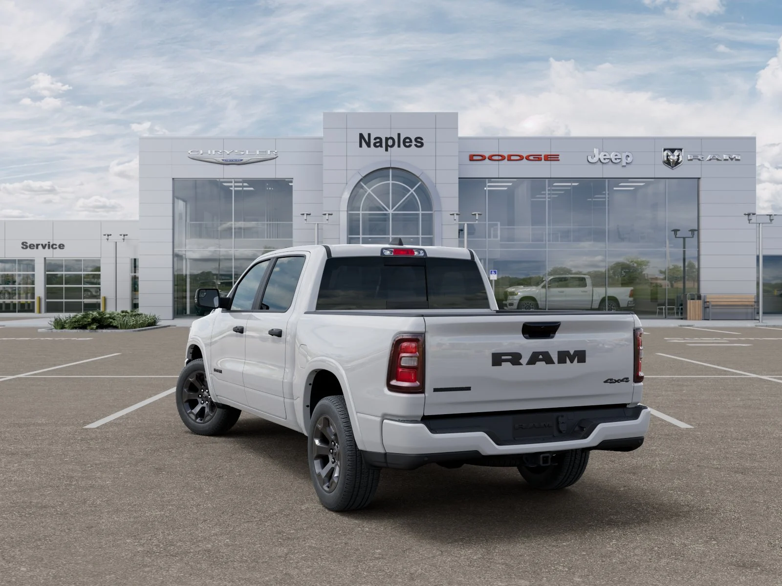 New 2026 Bright White Clear-Coat Exterior Paint RAM Big Horn image 29