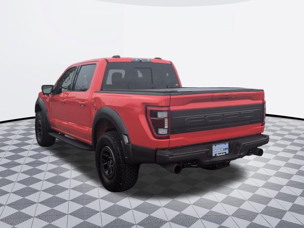 Used 2022 Orange Metallic Ford Raptor image 2