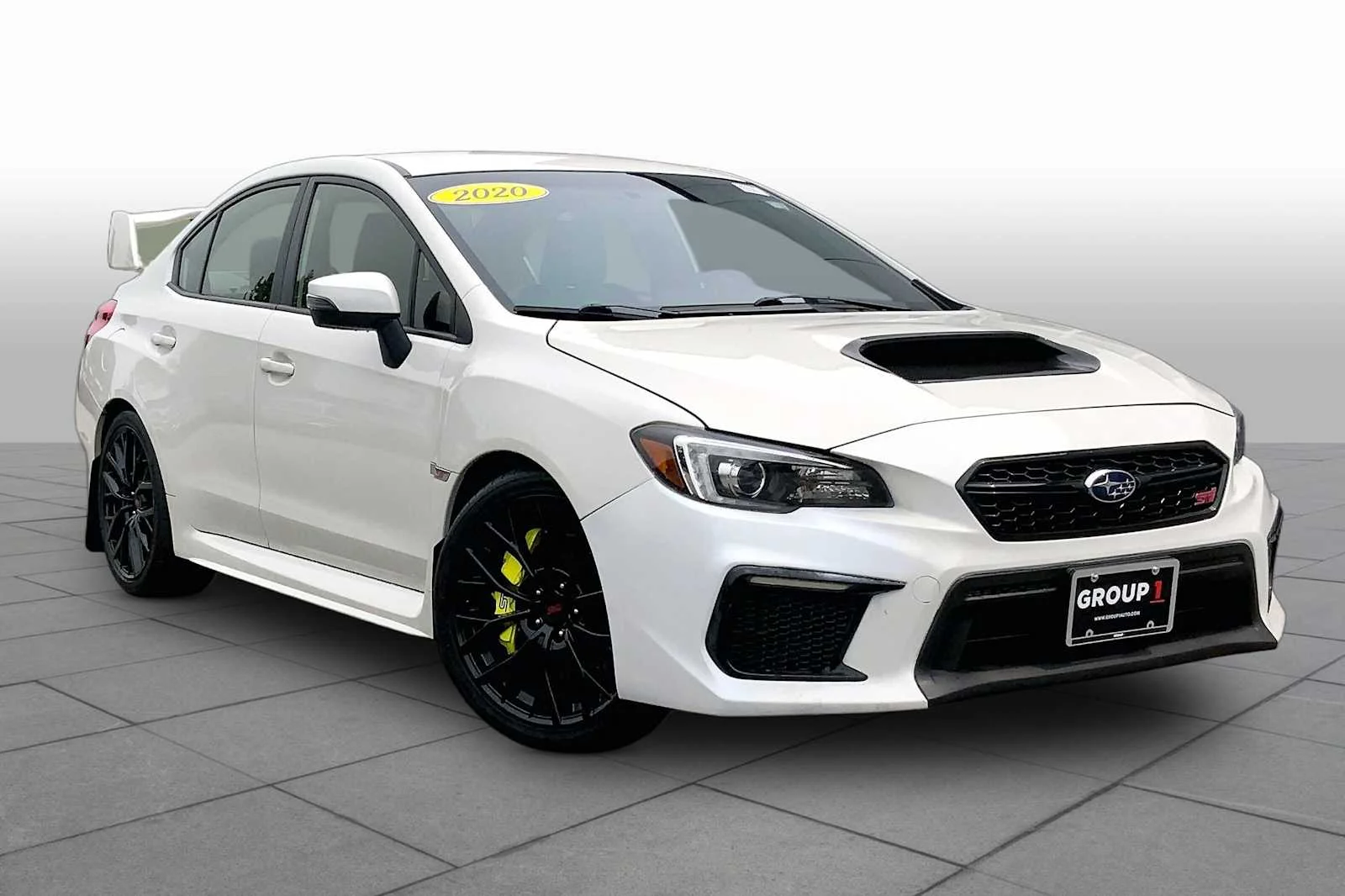 Used 2020 Crystal White Pearl Subaru STI image 3