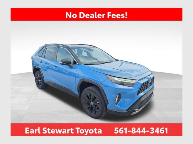 Certified Used 2022 Blue Toyota XSE image 1
