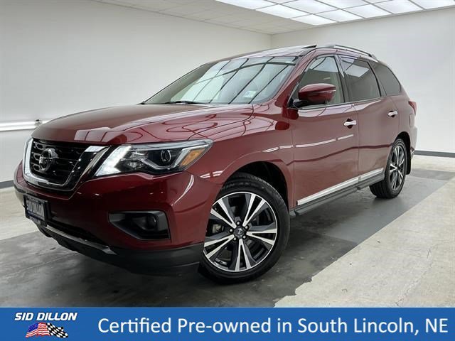 Red (Scarlet Ember) 2018 Nissan Pathfinder SUV / Crossover Four-Wheel Drive Continuously Variable Transmission