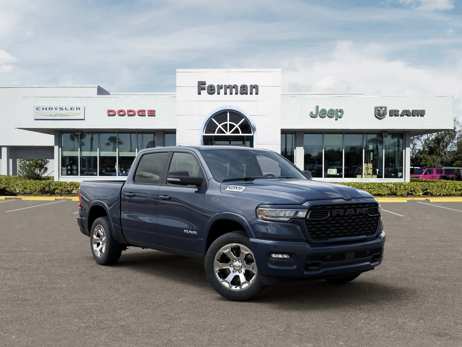 New 2026 Forged Blue Metallic Exterior Paint RAM Big Horn/Lone Star image 32