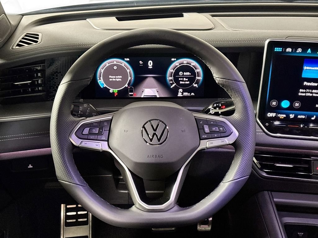 New 2025 Monterey Blue Pearl Volkswagen 2.0T SE R-Line Black image 13