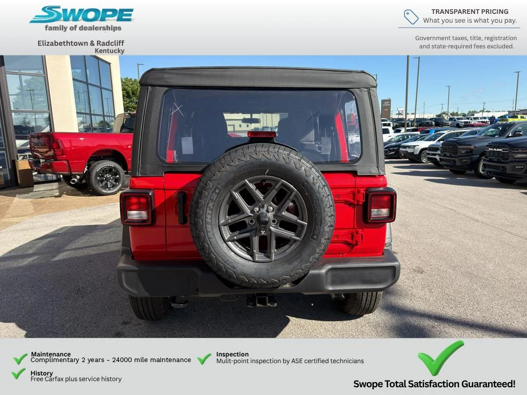 New 2026 Firecracker Red Clearcoat Jeep Sport image 4