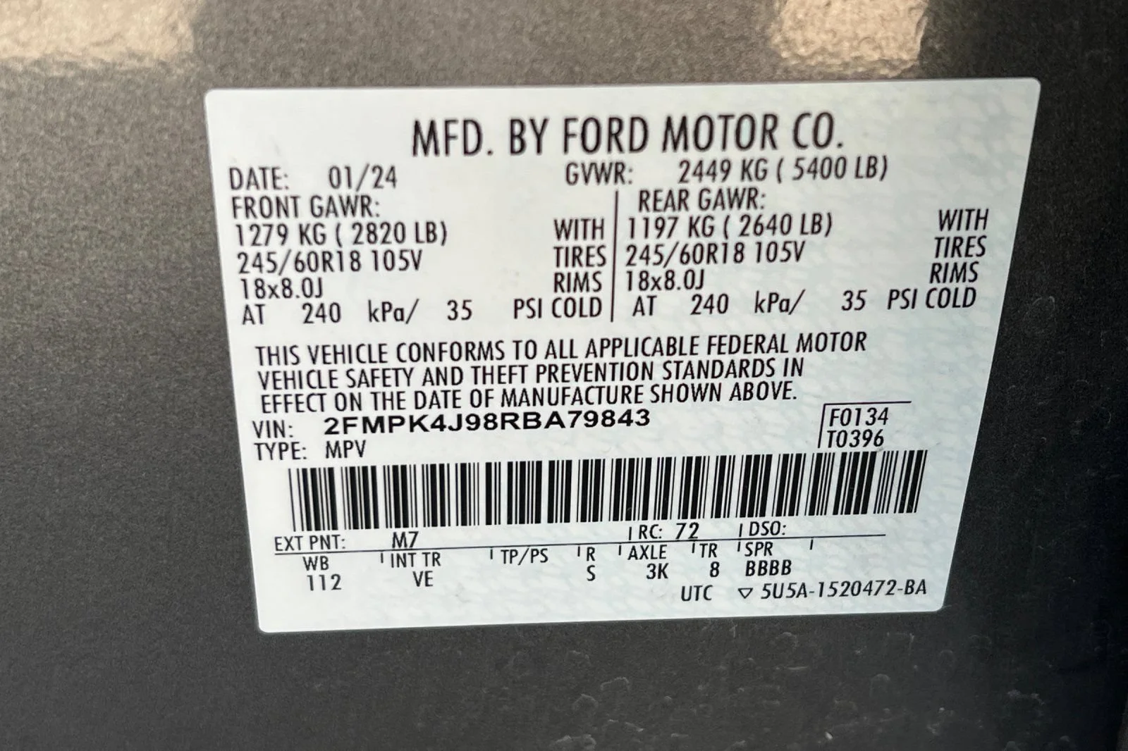 Used 2024 Gray Ford SEL image 28