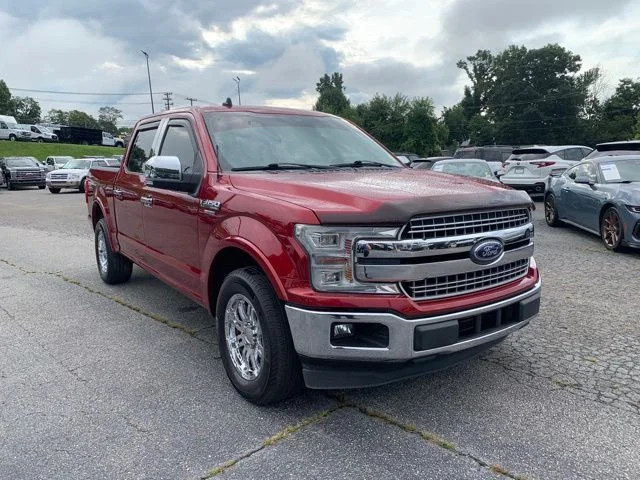 Used 2019 Ruby Red Metallic Tinted Clearcoat Ford Lariat image 2