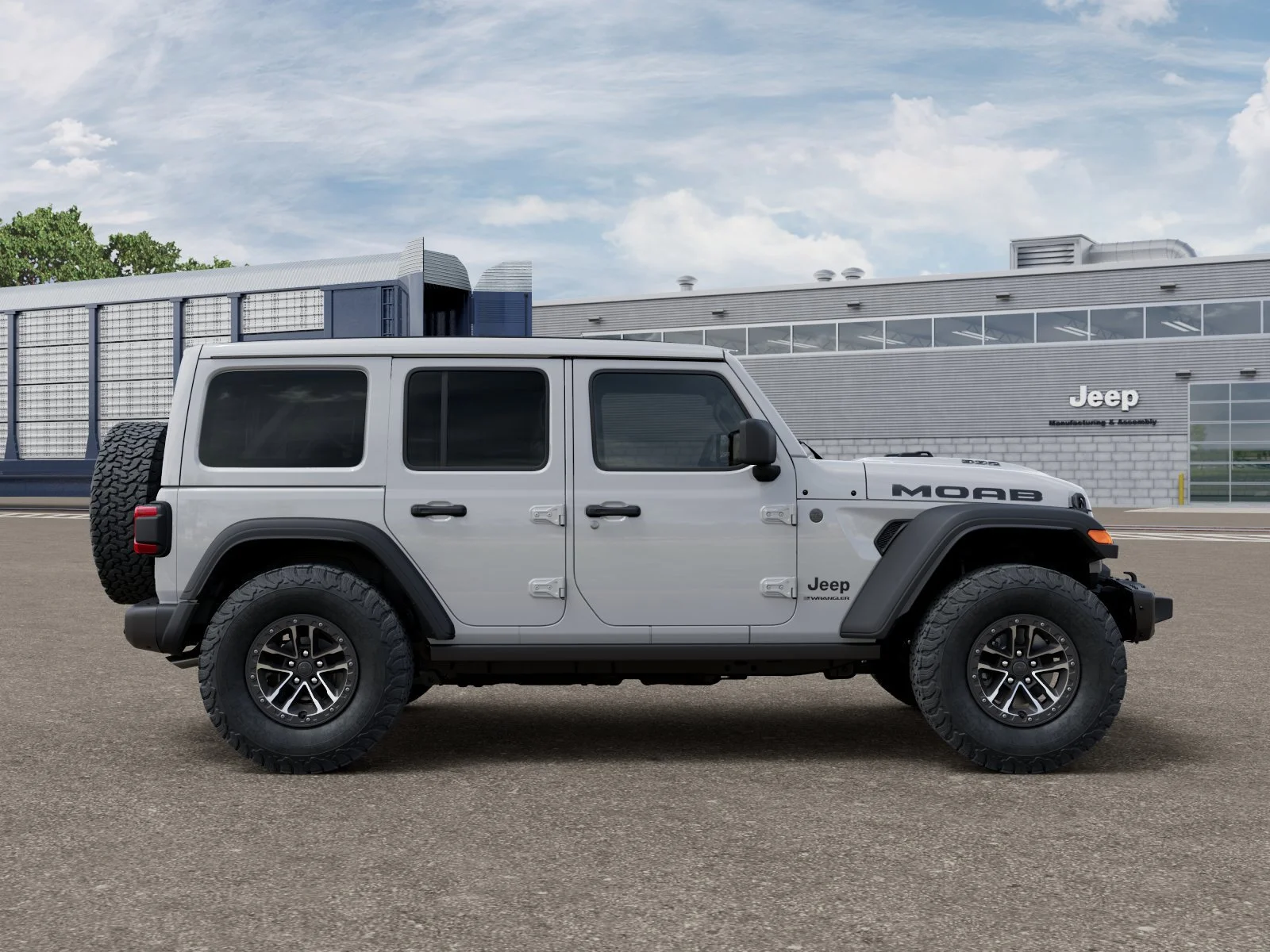 New 2026 Bright White Clear-Coat Exterior Paint Jeep Moab 392 image 23