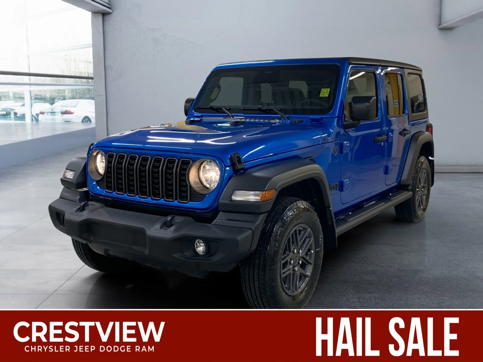New 2026 Hydro Blue Pearl Jeep Sport S image 1