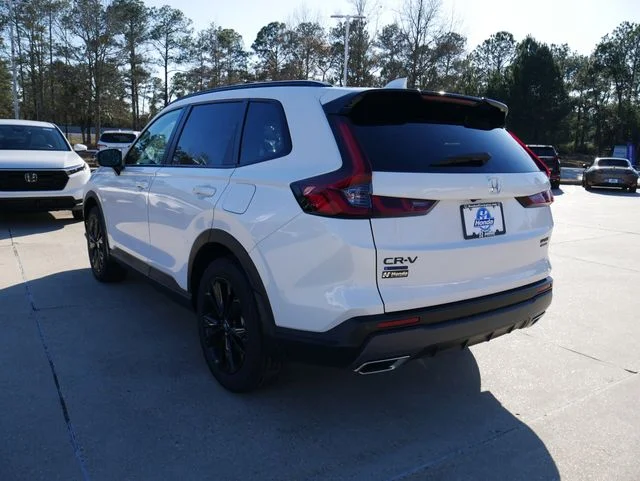 New 2027 Platinum White Pearl Honda Sport Touring Hybrid AWD image 5
