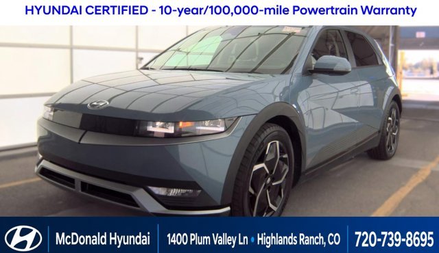 Certified Used 2024 Blue Hyundai SE image 1