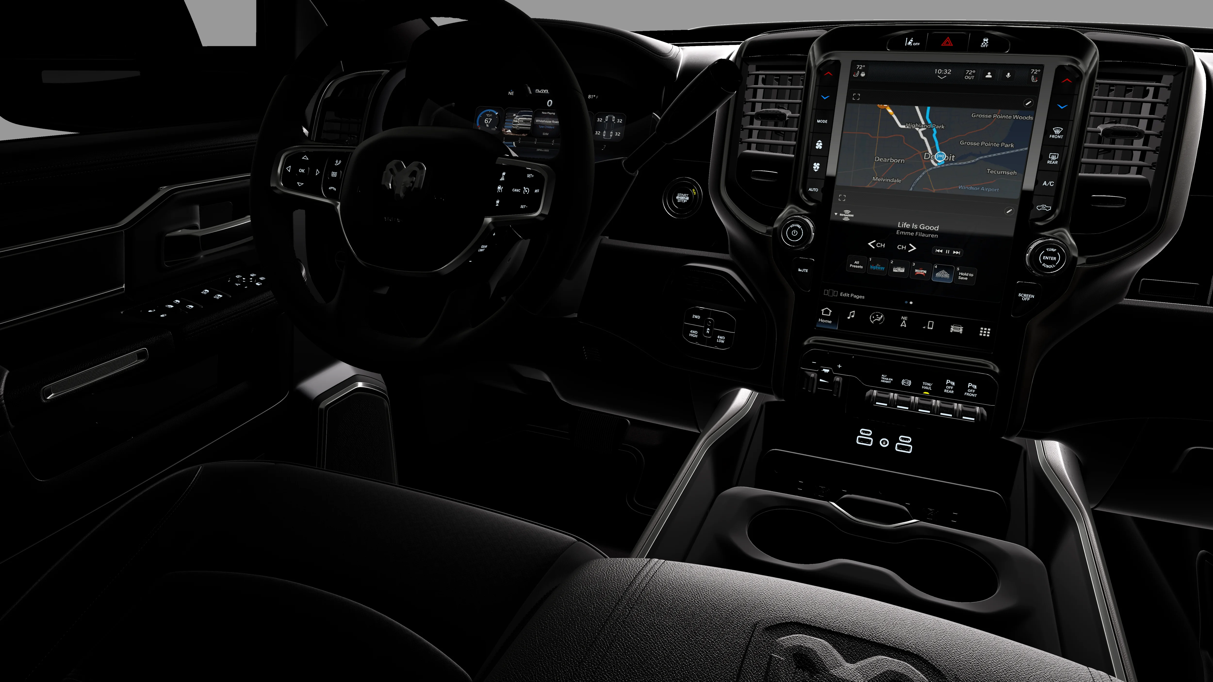 New 2026 Diamond Black Crystal Pearl-Coat Exterior Paint RAM Laramie image 21