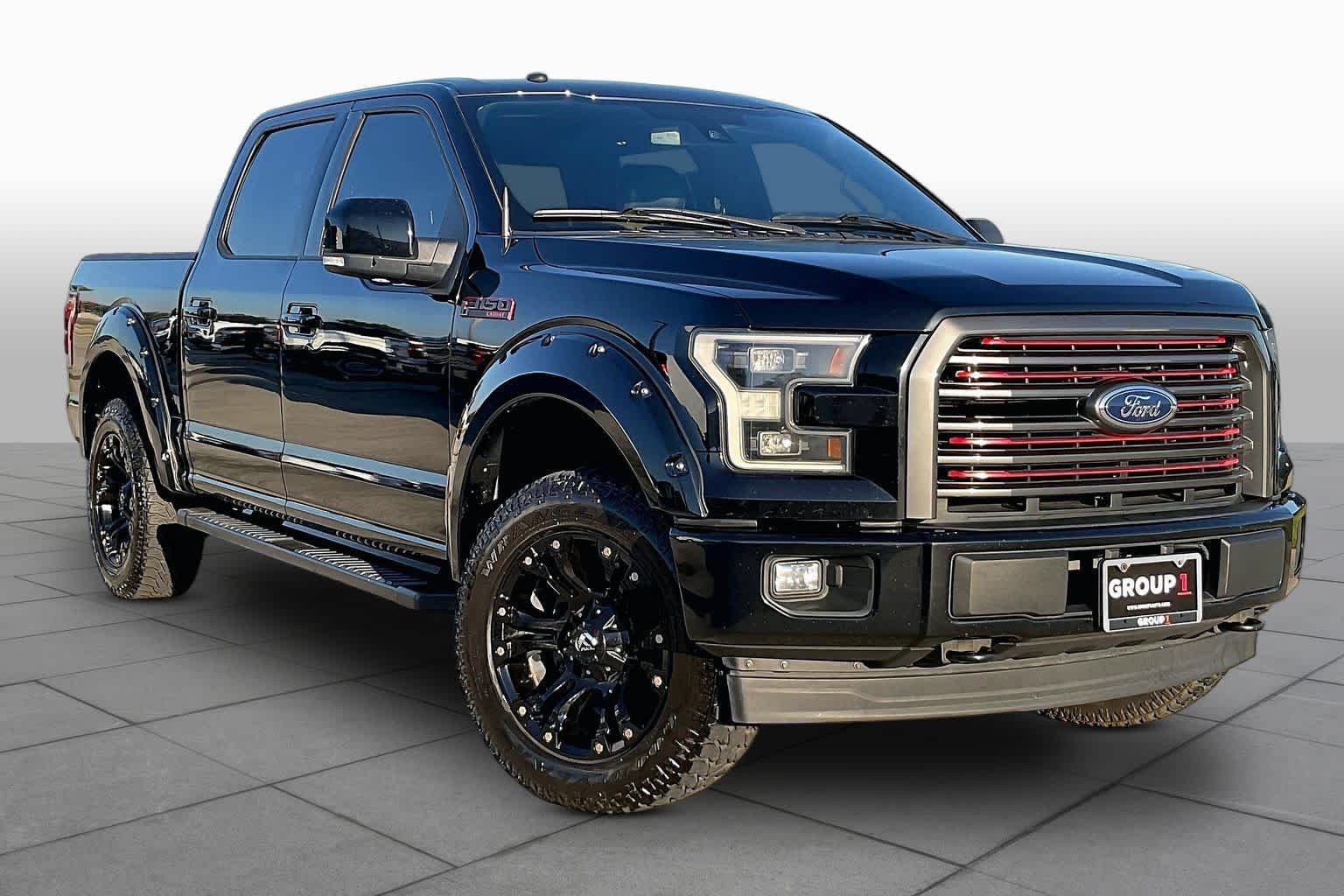Used 2017 Shadow Black Ford Lariat image 3