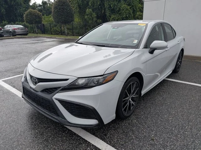 Used 2023 White Toyota SE image 2