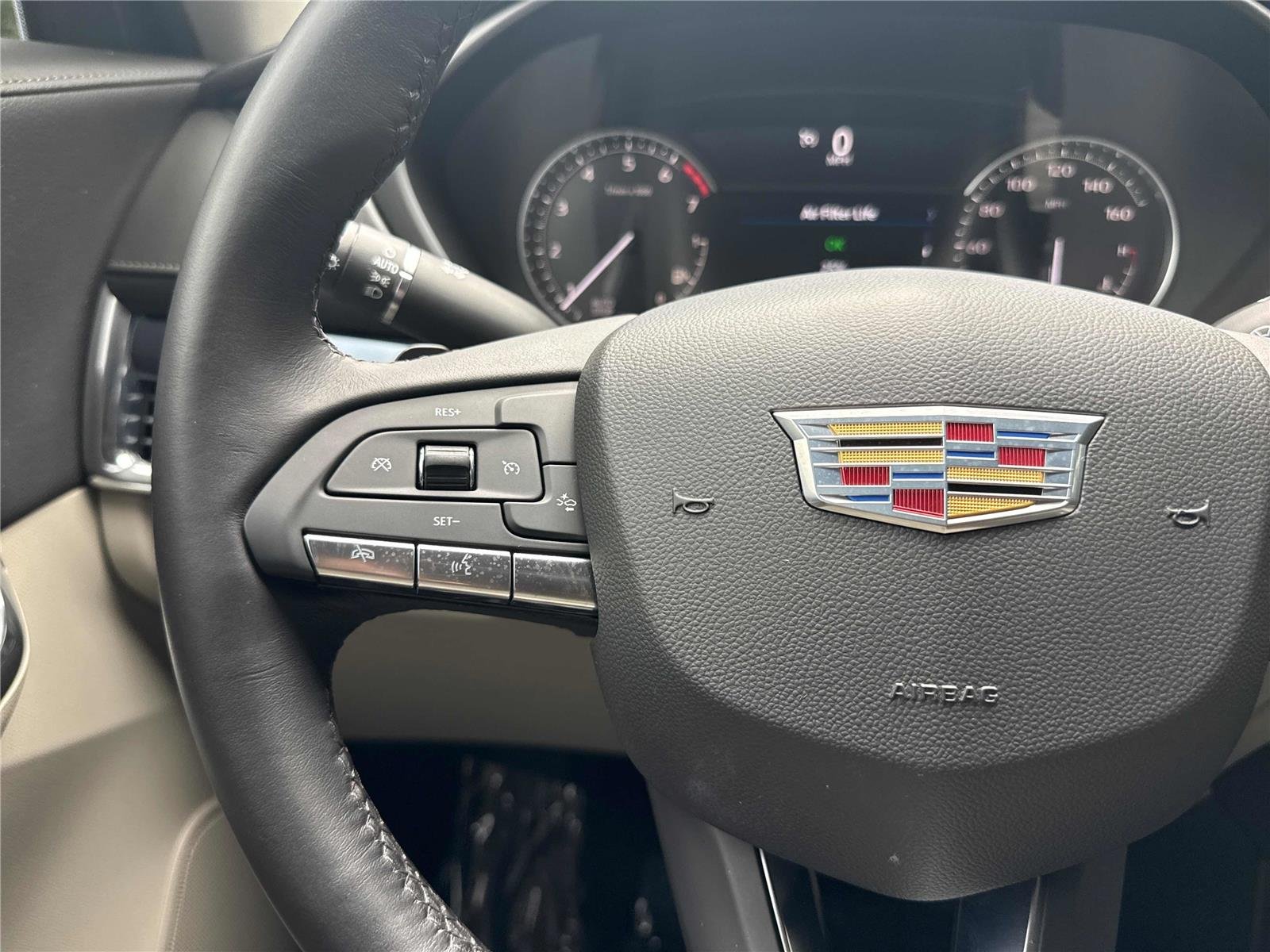 Used 2023 Galactic Grey Metallic Cadillac FWD Luxury image 18