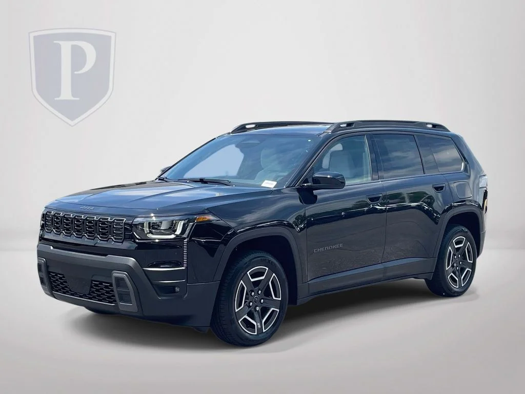 New 2026 Diamond Black Crystal Pearlcoat Jeep Laredo image 4