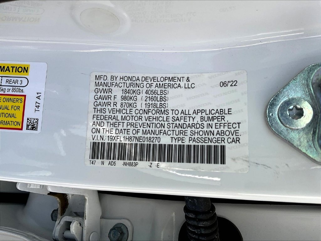 Used 2022 White Honda Sport Touring image 21
