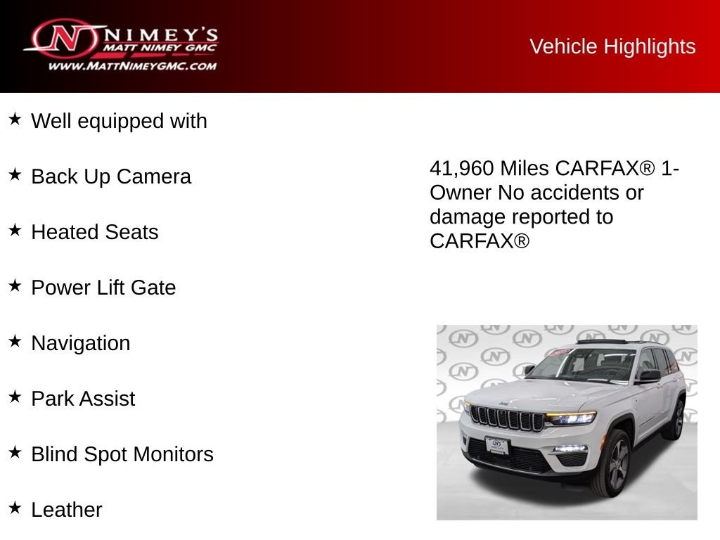 Used 2023 White Jeep 4xe image 5