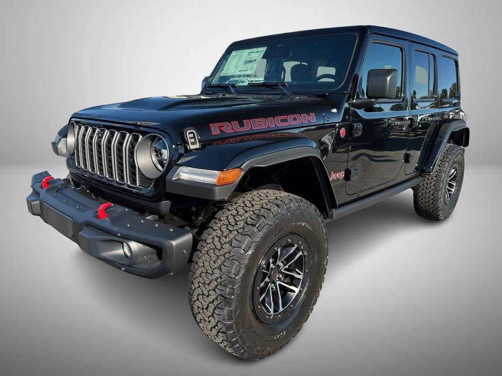 New 2026 Black Clear-Coat Exterior Paint Jeep Rubicon X image 2