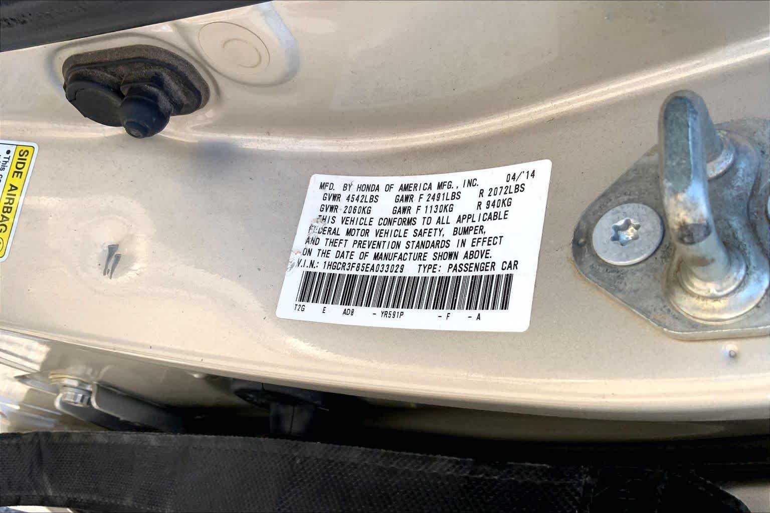 Used 2014 Alabaster Silver Metallic Honda EX-L image 29