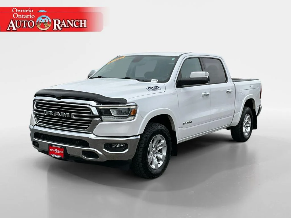 Used 2020 Ivory White Tri-Coat Pearlcoat Ram Laramie image 7