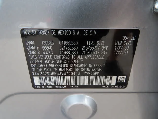 Certified Used 2021 Lunar Silver Metallic Honda EX image 25