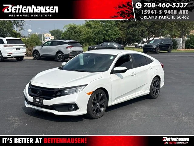 Certified Used 2019 White Honda Sport image 1