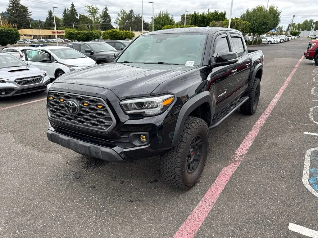 Used 2021 Midnight Black Metallic Toyota TRD Off-Road image 3