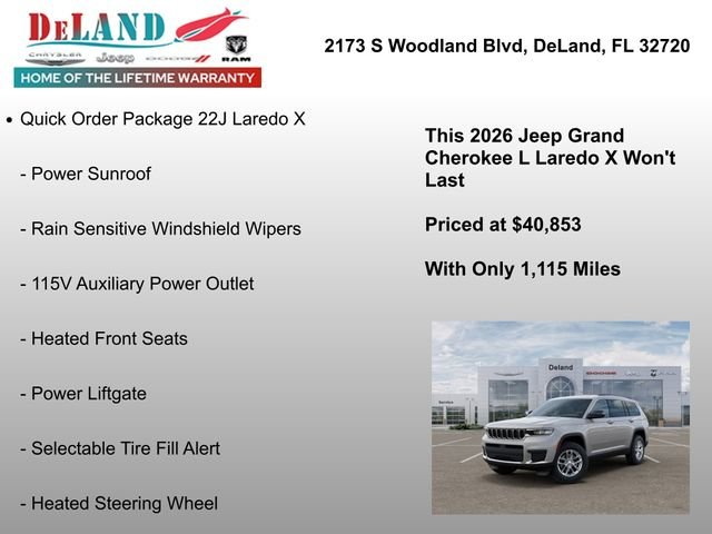 New 2026 Silver Zynith Exterior Paint Jeep Laredo image 6