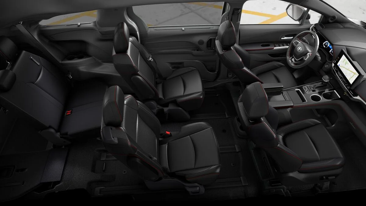 New 2026 Midnight Black Metallic Toyota XSE 7 Passenger image 22