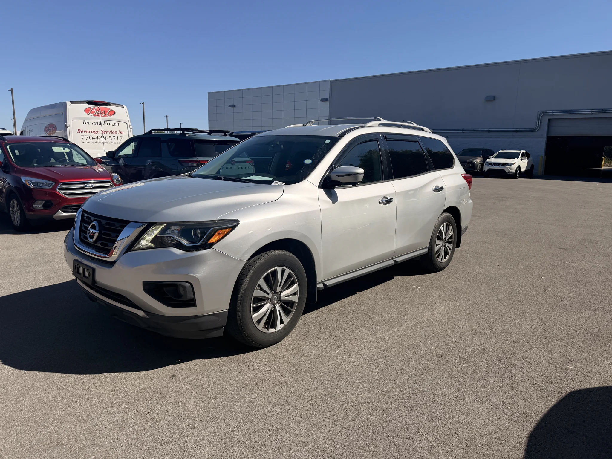 Used 2017 Brilliant Silver Metallic Nissan SL image 1
