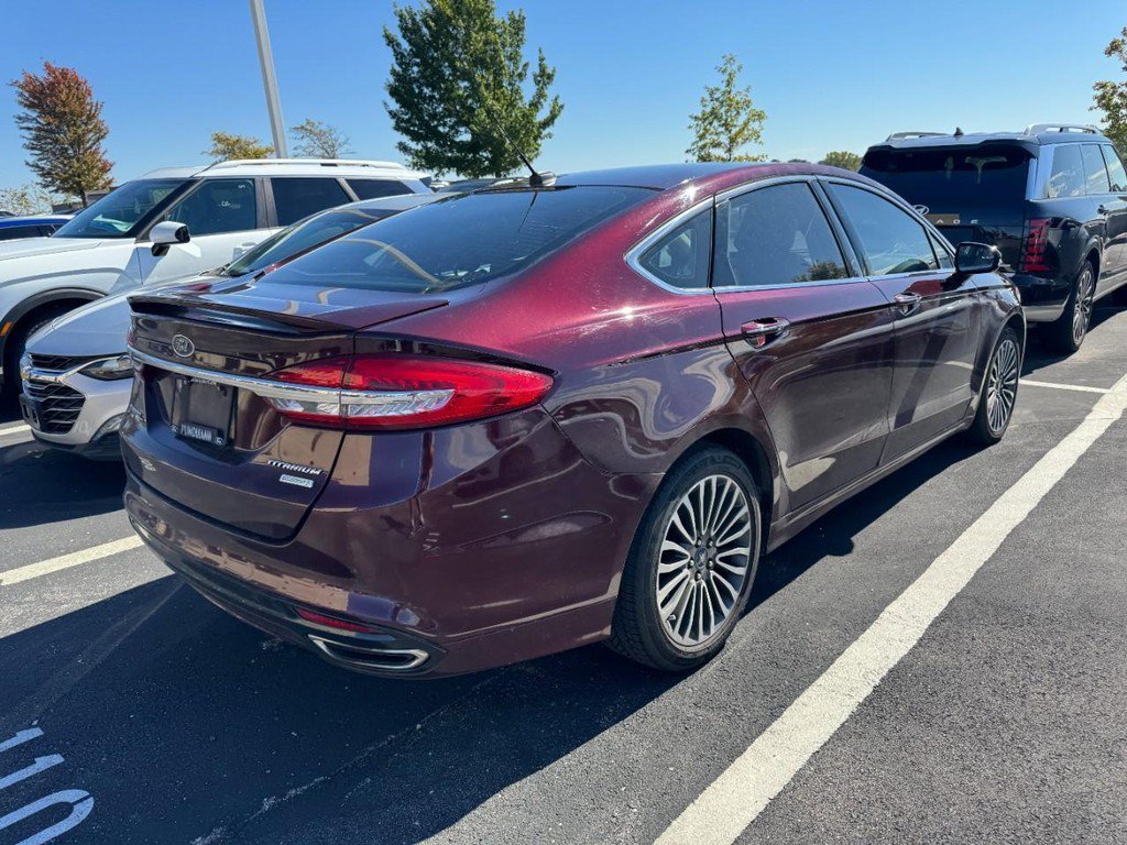 Used 2017 Red Ford Titanium image 2