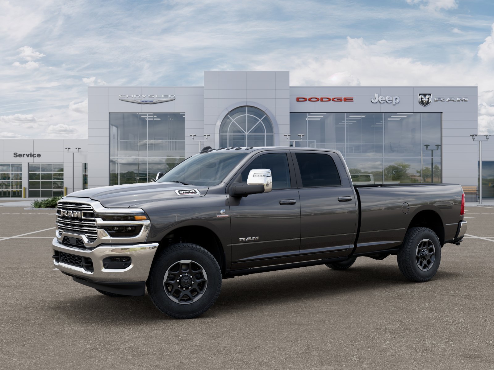 New 2026 Granite Crystal Metallic Clear-Coat Exterior Paint RAM Laramie image 29