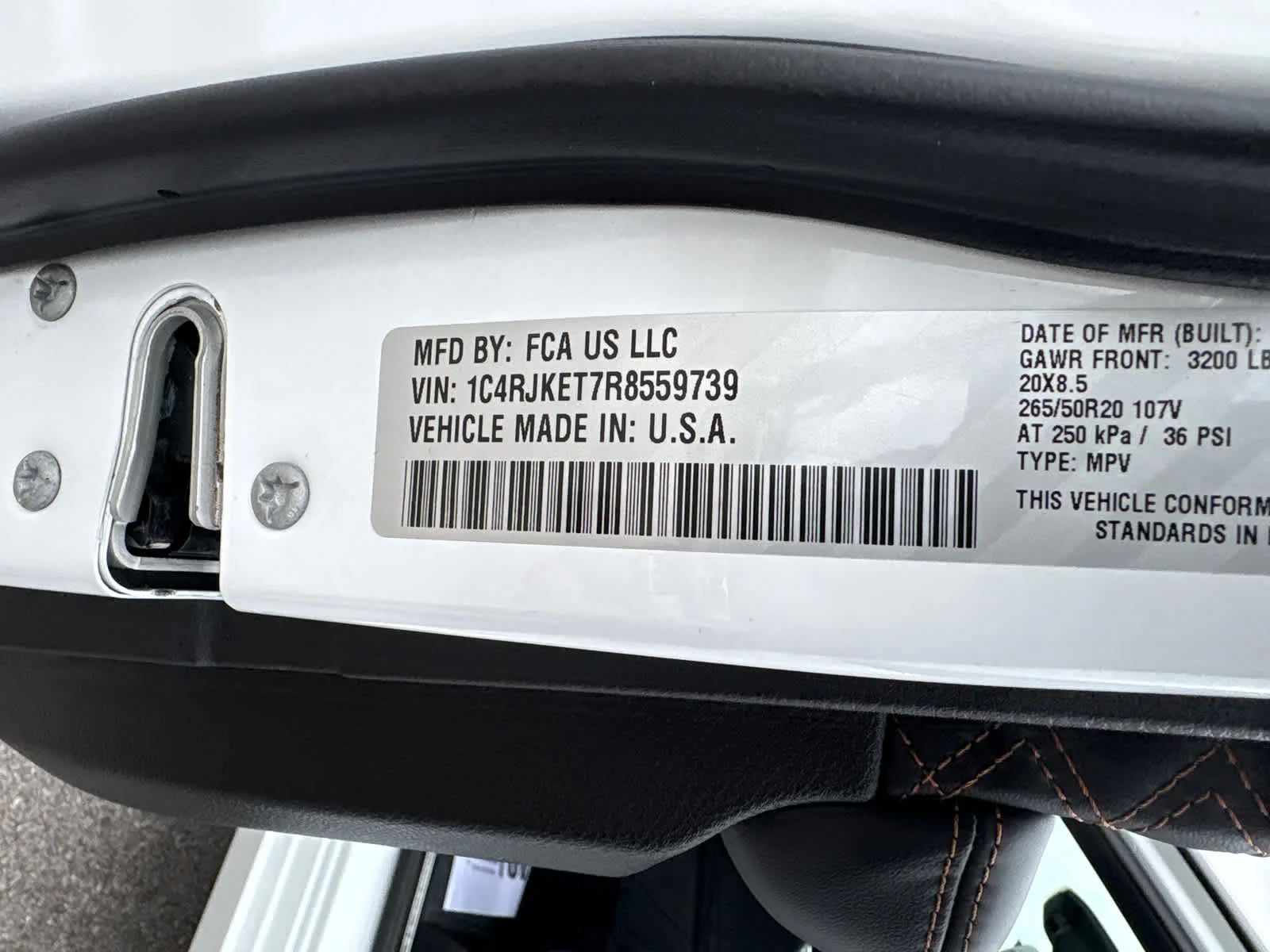 Used 2024 Bright White Clearcoat Jeep Summit image 34