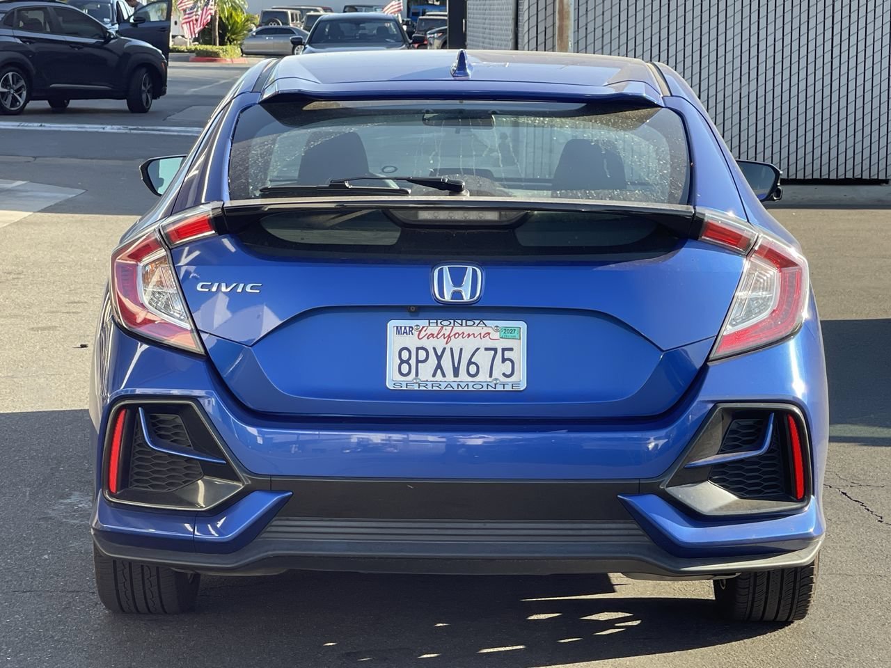 Used 2020 Blue Honda EX image 4