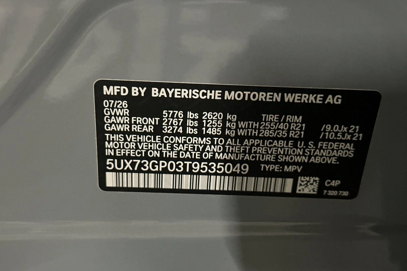New 2026 Brooklyn Grey Metallic BMW M50 xDrive image 27