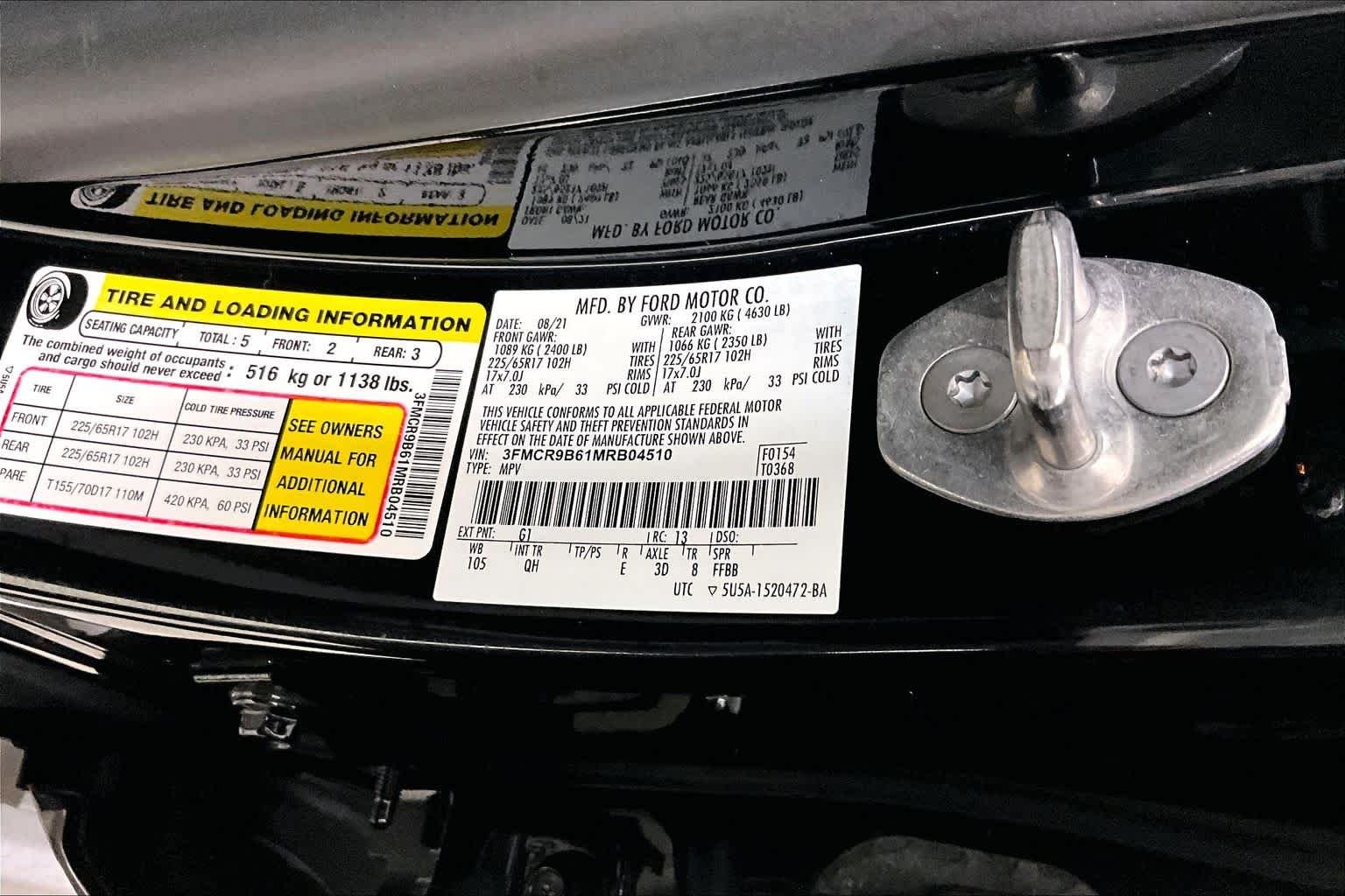Used 2021 Shadow Black Ford Big Bend image 34