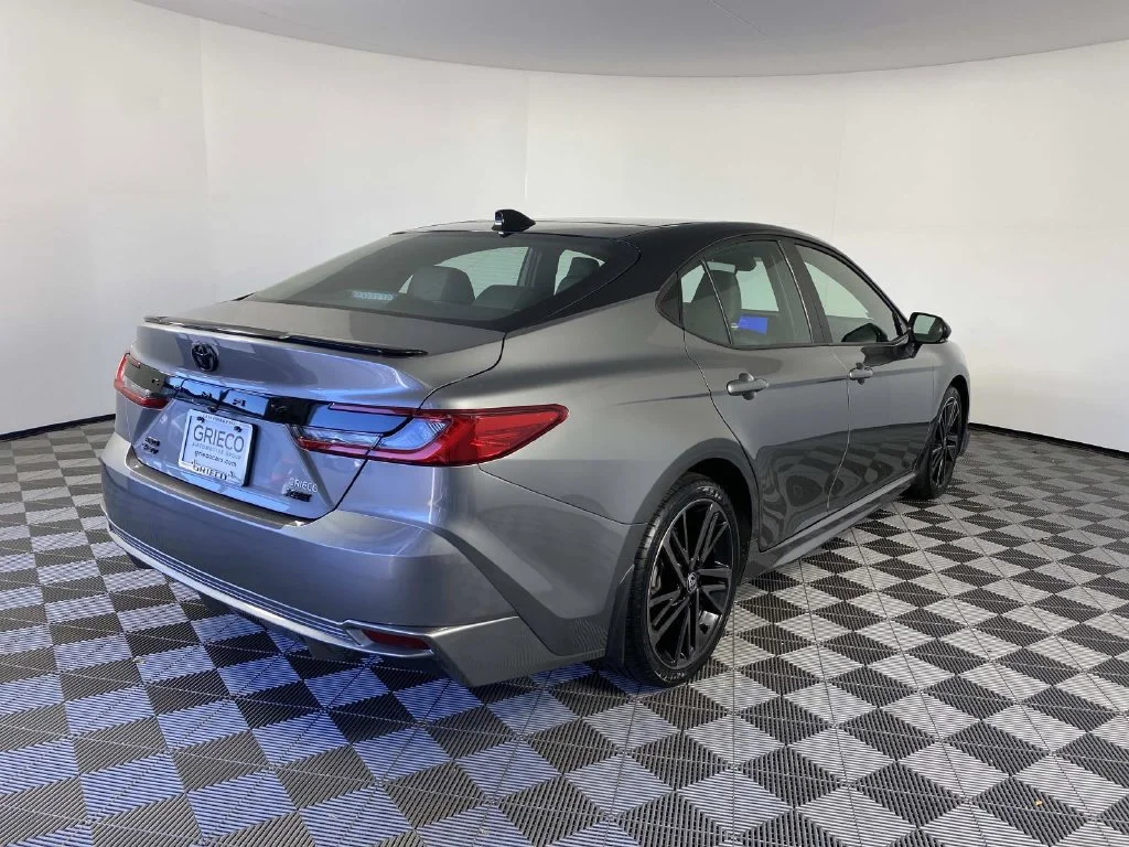 Used 2025 Midnight Black Metallic Toyota XSE image 9