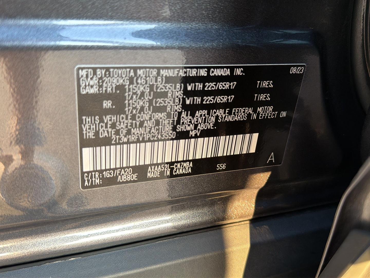Certified Used 2023 Magnetic Gray Metallic Toyota XLE image 42