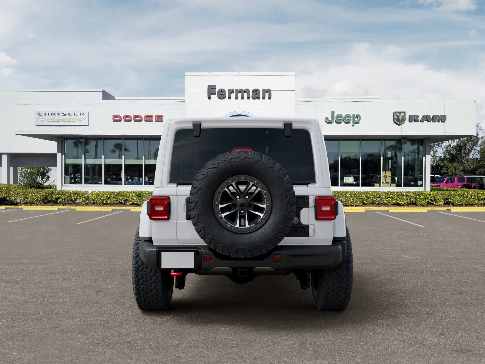 New 2026 Bright White Clear-Coat Exterior Paint Jeep Rubicon X image 7
