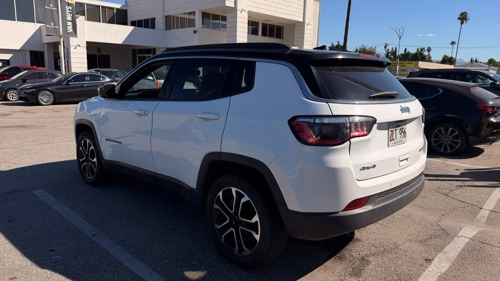 Used 2024 Bright White Clearcoat Jeep Limited image 3