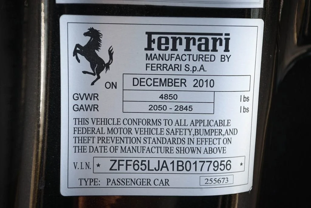 Used 2011 Nero Daytona Ferrari Base image 52